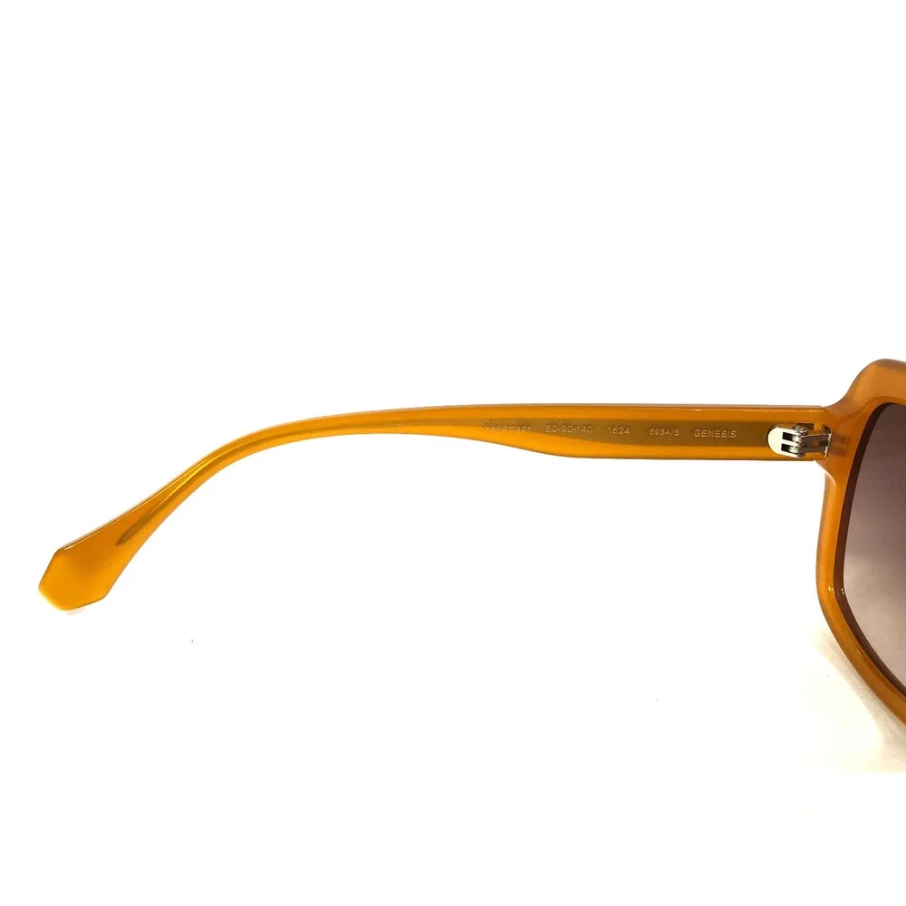Gigi Studios Sunglasses GENESIS 6934/5 Amber Honey Frames Brown Gradient Lenses